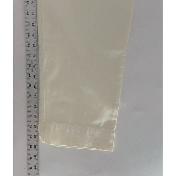 NWT Women's GAP 100% Cotton Ivory Frost Straight Leg Crop Pants Sz M Normcore‎ - Picture 11 of 11